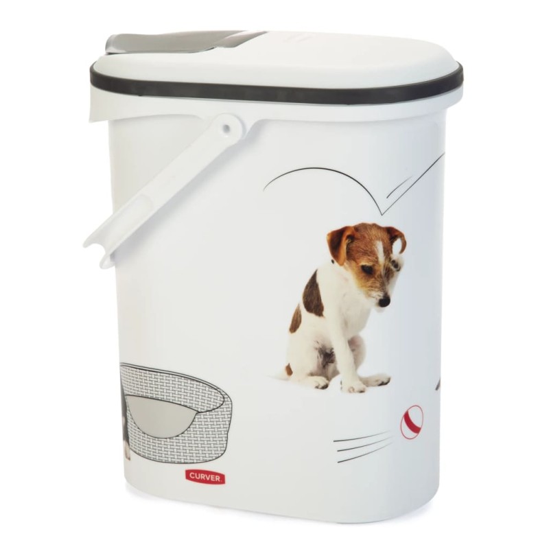 Curver Contenitore Cibo per Animali Motivo Cane 10L Curver Contenitore Cibo per Animali Motivo Cane 10L