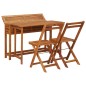 vidaXL Tavolo da Giardino con Fioriera e 2 Sedie Bistrot Legno Acacia vidaXL Tavolo da Giardino con Fioriera e 2 Sedie Bistrot Legno Acacia