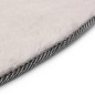 vidaXL Tappeto 80 cm in Pelliccia di Coniglio Sintetica Grigio vidaXL Tappeto 80 cm in Pelliccia di Coniglio Sintetica Grigio
