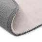 vidaXL Tappeto 80 cm in Pelliccia di Coniglio Sintetica Grigio vidaXL Tappeto 80 cm in Pelliccia di Coniglio Sintetica Grigio