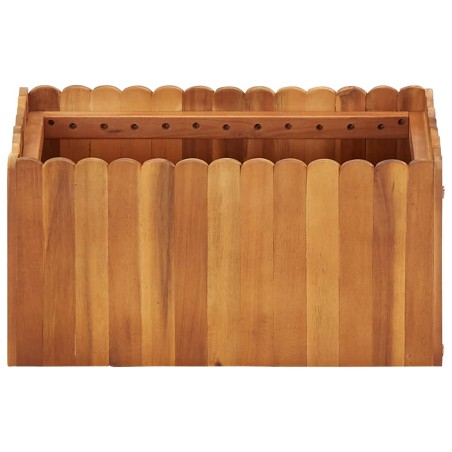 vidaXL Letto Rialzato da Giardino 50x30x25 cm Legno Massello di Acacia