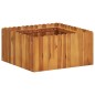 vidaXL Letto Rialzato da Giardino 50x50x25 cm Legno Massello di Acacia vidaXL Letto Rialzato da Giardino 50x50x25 cm Legno Massello di Acacia