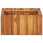 vidaXL Letto Rialzato da Giardino 50x50x25 cm Legno Massello di Acacia vidaXL Letto Rialzato da Giardino 50x50x25 cm Legno Massello di Acacia