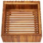 vidaXL Letto Rialzato da Giardino 50x50x25 cm Legno Massello di Acacia vidaXL Letto Rialzato da Giardino 50x50x25 cm Legno Massello di Acacia