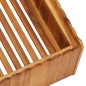 vidaXL Letto Rialzato da Giardino 50x50x25 cm Legno Massello di Acacia vidaXL Letto Rialzato da Giardino 50x50x25 cm Legno Massello di Acacia