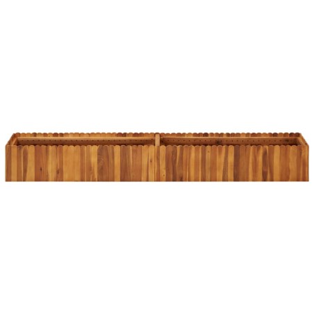 vidaXL Letto Rialzato da Giardino 200x30x25 cm in Massello di Acacia 