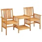 vidaXL Sedie Giardino Tavolino da Tè 159x61x92cm Legno Massello Acacia vidaXL Sedie Giardino Tavolino da Tè 159x61x92cm Legno Massello Acacia