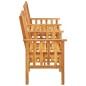 vidaXL Sedie Giardino Tavolino da Tè 159x61x92cm Legno Massello Acacia vidaXL Sedie Giardino Tavolino da Tè 159x61x92cm Legno Massello Acacia