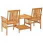 vidaXL Sedie Giardino Tavolino da Tè 159x61x92cm Legno Massello Acacia vidaXL Sedie Giardino Tavolino da Tè 159x61x92cm Legno Massello Acacia