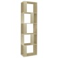 vidaXL Libreria/Divisorio Rovere Sonoma 45x24x159 cm Legno Multistrato vidaXL Libreria/Divisorio Rovere Sonoma 45x24x159 cm Legno Multistrato