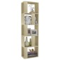 vidaXL Libreria/Divisorio Rovere Sonoma 45x24x159 cm Legno Multistrato vidaXL Libreria/Divisorio Rovere Sonoma 45x24x159 cm Legno Multistrato
