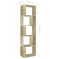vidaXL Libreria/Divisorio Rovere Sonoma 45x24x159 cm Legno Multistrato vidaXL Libreria/Divisorio Rovere Sonoma 45x24x159 cm Legno Multistrato