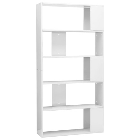 vidaXL Libreria/Divisorio Bianco Lucido 80x24x159 cm