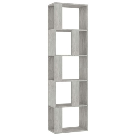 vidaXL Libreria/Divisorio Grigio Cemento 45x24x159 cm in Truciolato 