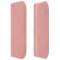 Testiera ad Orecchio Rosa 183x16x78/88 cm in Velluto Testiera ad Orecchio Rosa 183x16x78/88 cm in Velluto
