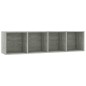 vidaXL Libreria/Mobile TV Grigio Cemento 143x30x36 cm vidaXL Libreria/Mobile TV Grigio Cemento 143x30x36 cm