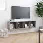 vidaXL Libreria/Mobile TV Grigio Cemento 143x30x36 cm vidaXL Libreria/Mobile TV Grigio Cemento 143x30x36 cm