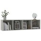 vidaXL Libreria/Mobile TV Grigio Cemento 143x30x36 cm vidaXL Libreria/Mobile TV Grigio Cemento 143x30x36 cm
