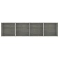 vidaXL Libreria/Mobile TV Grigio Cemento 143x30x36 cm vidaXL Libreria/Mobile TV Grigio Cemento 143x30x36 cm