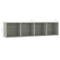 vidaXL Libreria/Mobile TV Grigio Cemento 143x30x36 cm vidaXL Libreria/Mobile TV Grigio Cemento 143x30x36 cm