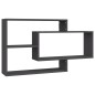vidaXL Mensole a Muro Grigie 104x20x58,5 cm in Legno Multistrato vidaXL Mensole a Muro Grigie 104x20x58,5 cm in Legno Multistrato
