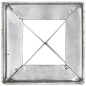 vidaXL Picchetti di Terra 12 pz Argento 10x10x76 cm in Acciaio Zincato vidaXL Picchetti di Terra 12 pz Argento 10x10x76 cm in Acciaio Zincato