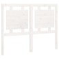 Testiera per Letto Bianca 125,5x4x100 cm Legno Massello di Pino Testiera per Letto Bianca 125,5x4x100 cm Legno Massello di Pino