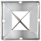 vidaXL Picchetti di Terra 12 pz Argento 9x9x90 cm in Acciaio Zincato vidaXL Picchetti di Terra 12 pz Argento 9x9x90 cm in Acciaio Zincato