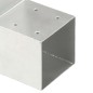 vidaXL Connettori per Pali a Forma di L 4 pz Metallo Zincato 91x91 mm vidaXL Connettori per Pali a Forma di L 4 pz Metallo Zincato 91x91 mm