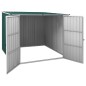 vidaXL Capanno da Giardino Verde 195x198x159 cm in Acciaio Zincato