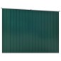 vidaXL Capanno da Giardino Verde 195x198x159 cm in Acciaio Zincato