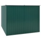 vidaXL Capanno da Giardino Verde 195x198x159 cm in Acciaio Zincato