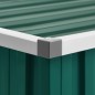 vidaXL Capanno da Giardino Verde 195x198x159 cm in Acciaio Zincato