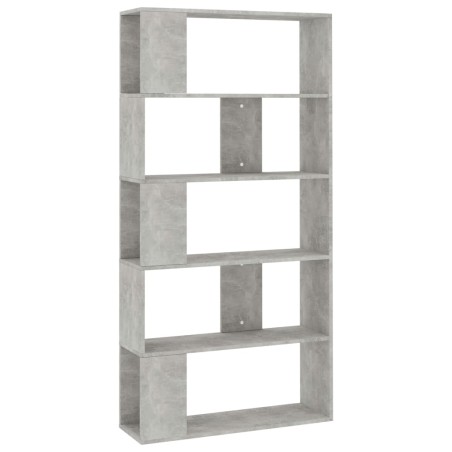 vidaXL Libreria/Divisorio Grigio Cemento 80x24x159 cm in Truciolato