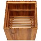 vidaXL Letto Rialzato da Giardino 50x50x50 cm Legno Massello di Acacia vidaXL Letto Rialzato da Giardino 50x50x50 cm Legno Massello di Acacia