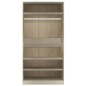 vidaXL Armadio Rovere Sonoma 100x50x200 cm in Legno Multistrato vidaXL Armadio Rovere Sonoma 100x50x200 cm in Legno Multistrato