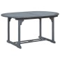 vidaXL Set da Pranzo da Giardino 7 pz Legno Massello di Acacia Grigio vidaXL Set da Pranzo da Giardino 7 pz Legno Massello di Acacia Grigio