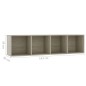 vidaXL Libreria/Mobile TV Rovere Sonoma 143x30x36 cm vidaXL Libreria/Mobile TV Rovere Sonoma 143x30x36 cm