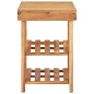 vidaXL Scarpiera 90x32x46 cm in Legno Massello di Acacia