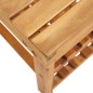 vidaXL Scarpiera 90x32x46 cm in Legno Massello di Acacia