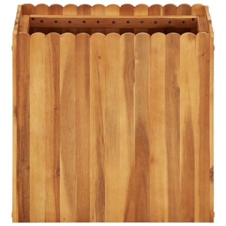 vidaXL Letto Rialzato da Giardino 50x30x50 cm in Massello di Acacia