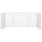vidaXL Gabbione per Bidoni in Acciaio Zincato 320x100x120 cm vidaXL Gabbione per Bidoni in Acciaio Zincato 320x100x120 cm