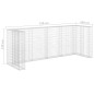 vidaXL Gabbione per Bidoni in Acciaio Zincato 320x100x120 cm vidaXL Gabbione per Bidoni in Acciaio Zincato 320x100x120 cm
