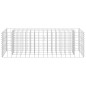 vidaXL Gabbione Letto Rialzato in Acciaio Zincato 90x30x30 cm vidaXL Gabbione Letto Rialzato in Acciaio Zincato 90x30x30 cm