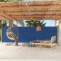 Tenda da Sole Laterale Retrattile per Patio 160x600 cm Blu Tenda da Sole Laterale Retrattile per Patio 160x600 cm Blu