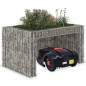 vidaXL Casetta Rasaerba con Fioriera Rialzata 110x80x60cm Filo Acciaio vidaXL Casetta Rasaerba con Fioriera Rialzata 110x80x60cm Filo Acciaio