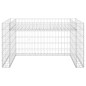 vidaXL Casetta Rasaerba con Fioriera Rialzata 110x80x60cm Filo Acciaio vidaXL Casetta Rasaerba con Fioriera Rialzata 110x80x60cm Filo Acciaio