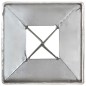 vidaXL Picchetti di Terra 12 pz Argento 7x7x90 cm in Acciaio Zincato vidaXL Picchetti di Terra 12 pz Argento 7x7x90 cm in Acciaio Zincato