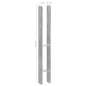 vidaXL Picchetti per Recinzione 2 pz Argento 7x6x60 cm Acciaio Zincato vidaXL Picchetti per Recinzione 2 pz Argento 7x6x60 cm Acciaio Zincato