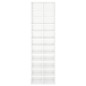 vidaXL Scarpiera Bianco Lucido 54x34x183 cm in Truciolato vidaXL Scarpiera Bianco Lucido 54x34x183 cm in Truciolato